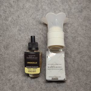 Bath and Body Works Limoncello Wallflower refill and plug-in